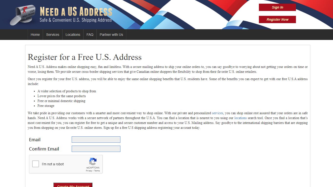 Address In USA | Register For A US Shipping Address For Free - Need a U ...